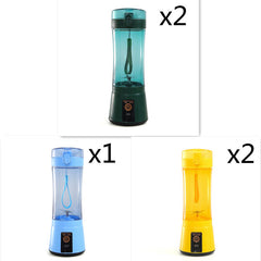 Portable Electric Fruit Juicer Wireless USB Rechargeable Mini Mixer Multifunction Summer Smoothie Blender Machine Kitchen Supplies