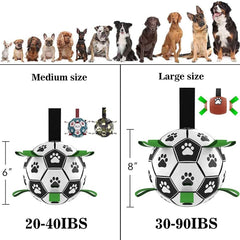 Interactive Dog Football Toy Soccer Ball Inflated Training Toy For Dogs Outdoor Border Collie Balls For Large Dogs Pet Supplies