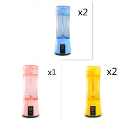 Portable Electric Fruit Juicer Wireless USB Rechargeable Mini Mixer Multifunction Summer Smoothie Blender Machine Kitchen Supplies