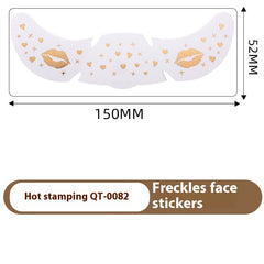 Freckle Tattoo Sticker Hot Gold And Silver