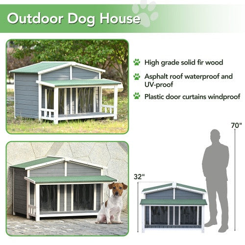 Large Wooden Dog House