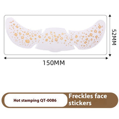 Freckle Tattoo Sticker Hot Gold And Silver