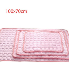 Pet Dog Cat Ice Silk Cold Nest Pad For Cooling In Summer