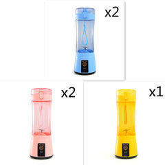 Portable Electric Fruit Juicer Wireless USB Rechargeable Mini Mixer Multifunction Summer Smoothie Blender Machine Kitchen Supplies