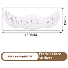 Freckle Tattoo Sticker Hot Gold And Silver