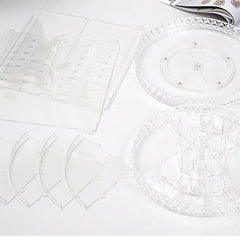 Rotating cosmetic storage box