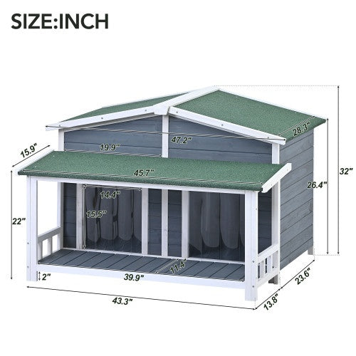 Large Wooden Dog House