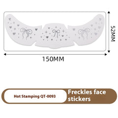 Freckle Tattoo Sticker Hot Gold And Silver