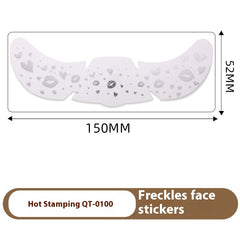 Freckle Tattoo Sticker Hot Gold And Silver