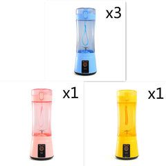Portable Electric Fruit Juicer Wireless USB Rechargeable Mini Mixer Multifunction Summer Smoothie Blender Machine Kitchen Supplies