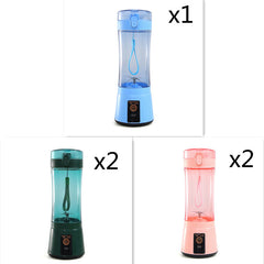 Portable Electric Fruit Juicer Wireless USB Rechargeable Mini Mixer Multifunction Summer Smoothie Blender Machine Kitchen Supplies