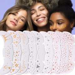 Freckle Tattoo Sticker Hot Gold And Silver