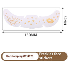 Freckle Tattoo Sticker Hot Gold And Silver