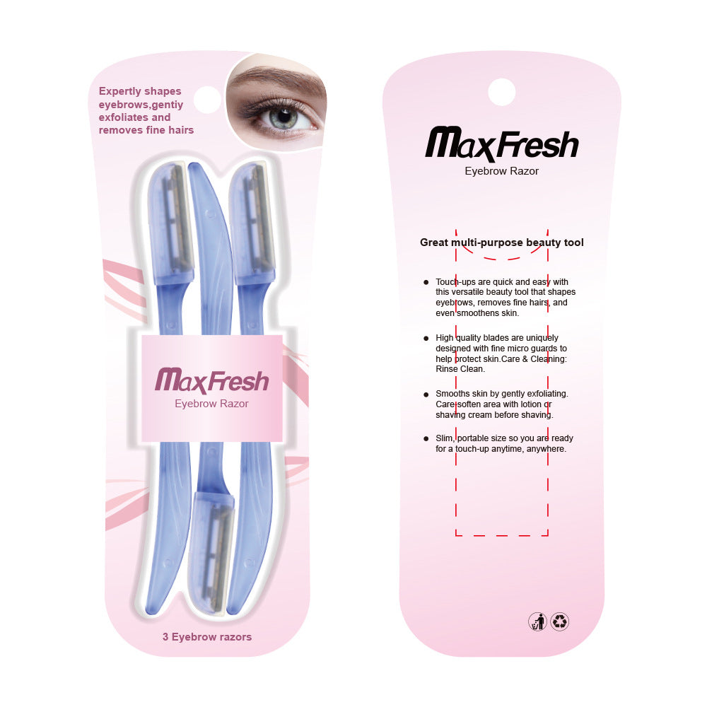 Eyebrow trimming knife macro eyebrow trimming knife