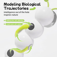 Pet Cat Electric Caterpillar Fun Cat Stick Toy Feather Tail Intelligent Induction Self-hi To Relieve Boredom