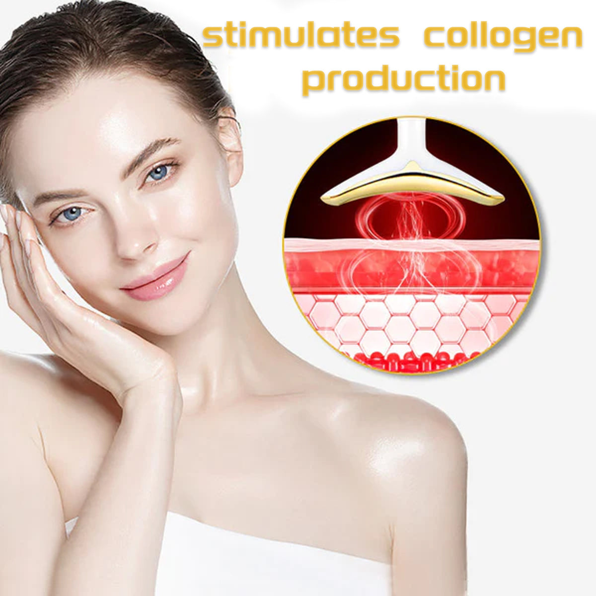 EELHOE Facial Lifting Instrument Firming Skin Fishtail Wrinkles French Lines Anti-wrinkle Anti-aging Lifting Massager