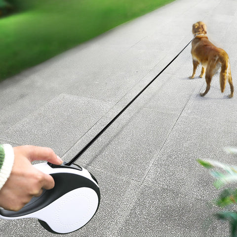 Pet Automatic Retractable Traction Rope With LED Light Dog Walking Rope Reflective Tractor Dog Traction Rope In Stock Wholesale