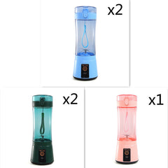 Portable Electric Fruit Juicer Wireless USB Rechargeable Mini Mixer Multifunction Summer Smoothie Blender Machine Kitchen Supplies
