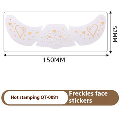 Freckle Tattoo Sticker Hot Gold And Silver