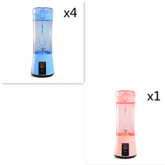 Portable Electric Fruit Juicer Wireless USB Rechargeable Mini Mixer Multifunction Summer Smoothie Blender Machine Kitchen Supplies