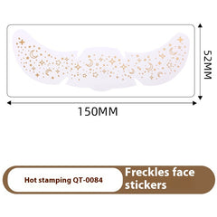 Freckle Tattoo Sticker Hot Gold And Silver