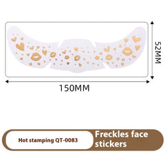 Freckle Tattoo Sticker Hot Gold And Silver
