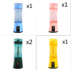 Portable Electric Fruit Juicer Wireless USB Rechargeable Mini Mixer Multifunction Summer Smoothie Blender Machine Kitchen Supplies