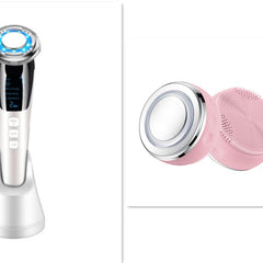 Ultrasonic LED Photon Vibration Light Therapy Massage Apparatus Micro-current Beauty Apparatus