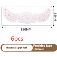 Freckle Tattoo Sticker Hot Gold And Silver