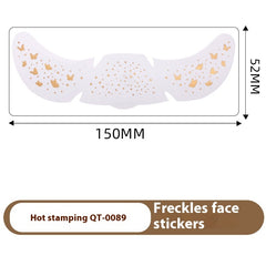 Freckle Tattoo Sticker Hot Gold And Silver
