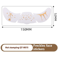 Freckle Tattoo Sticker Hot Gold And Silver