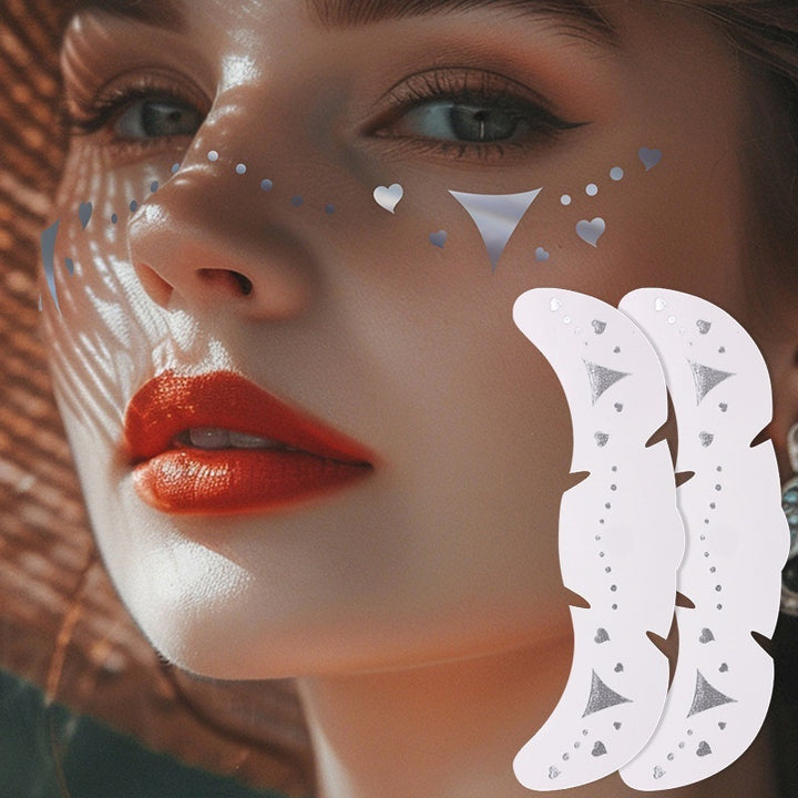 Freckle Tattoo Sticker Hot Gold And Silver