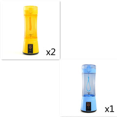 Portable Electric Fruit Juicer Wireless USB Rechargeable Mini Mixer Multifunction Summer Smoothie Blender Machine Kitchen Supplies