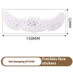Freckle Tattoo Sticker Hot Gold And Silver