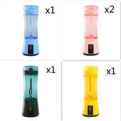 Portable Electric Fruit Juicer Wireless USB Rechargeable Mini Mixer Multifunction Summer Smoothie Blender Machine Kitchen Supplies